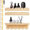 Alongen 3 Scaffali Sospesi In Legno Da 40 Cm Per La Cameretta Dei Bambini Con Ganci