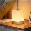 VIWAVE Lampada da Comodino, Luce Notturna Bambini Touch dimmerabile, 256 RGB Cambia Colore e Luce Calda, Funzioni di Temporizzazione e Memoria, Ricaricabile, Abat Jour senza Fili per Camera da Letto