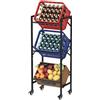 Lifewit Scaffale per Bevande con Rotelle per 3 Casse, Scaffale per Bevande in Metallo, Portata 450 kg, Vernice Antigraffio, per Casse Stabile per Birra, Verdure e Acqua