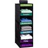 Krmoau Organizer per vestiti per bambini, borsa portaoggetti a 5 scomparti | Organizer per vestiti settimanali per bambini, per scuola, casa, guardaroba, adolescenti, uomini e adulti
