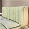 TLMQYXZE Copritestata Letto Copertura Cotone E Lino/Copri Testiere Letto Matrimoniale Imbottito,Elasticizzato Morbido Tessuto Universale,per Testiera Letto Ferro Battuto/Legno/Pelle(Green,180x60cm)