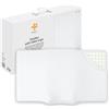 Inphysio® Cuscino Antirughe, Anti-Invecchiamento, Cuscino Ergonomico Cervicale, Cuscino Memory Foam, Cuscino per Cervicali Dolenti, Copertura a Doppia Faccia Rinfrescante/Riscaldante, 65 x 41 x 11 cm