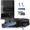 ECOVACS T90 MAX PRO Robot Aspirapolvere Lavapavimenti, Upgrade del T50 | OZMO ROLLER Gen 3.0 Lavaggio autom., 40.000 Pa, Lavaggio con Acqua Calda 100 °C, ZeroTangle4.0, TruEdge 3.0, Stazione OMNI