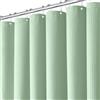 BTTN Tenda da doccia a waffle verde menta 180x180 cm, antimuffa, pesante, impermeabile, in tessuto, con 12 ganci, moderna, lavabile, con orlo pesante, decorativa, in poliestere, per bagno
