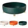 JHzood 360 ° Rotante Spezie Scaffale Organizzatore Giradischi, Organizzatore Di Trucco, Multi-funzionale Piatto Organizzatore Rotante, Per Frigorifero Armadio Cassettiera (Green)