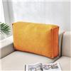 uyeoco Schienale Cuscinoni Rimovibile Cuscino da Lettura per Divano Imbottito | Cuscini Testata Letto Grande Cuscino da Parete Supporto Lombare Cuscino(E7,1_60X45X12CM)