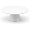 LEONARDO LUXURY HOME DESIGN Alzata per Torta Dolci Porcellana con Campana in Vetro Diverse Dimensioni Decorazione Frutta Dessert Eventi Buffet (27,5cm Senza Cupola)