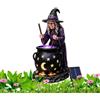 Generico Luce Da Giardino Calderone Halloween Illuminazione Solare Per Halloween | Luce Da Percorso Per Le Feste Per Proprietari Di Case E Paesaggisti: Vialetti Patio Deck Aiuole Ingressi Cortili Giardino
