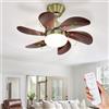 Homefire Ventilatore da soffitto silenzioso luce - Ø75 cm, lampada da | soffitto, ventilatore da soggiorno, lampada da soffitto, ventilatore, estate/inverno per camera da letto