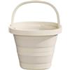 Generic Secchio pieghevole - Contenitore d'acqua portatile da 10 litri | Materiale impermeabile PP con base antiscivolo, design a prova di fuoriuscite, comoda maniglia per campeggio, spiaggia, giardinaggio