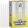 Ner Mitzvah, 44 Candele per Chanukkah, Colore Bianco, 10 cm