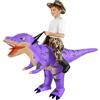 Alaoo Costume da Dinosauro Gonfiabile, Costume Gonfiabile | Costume Halloween Dinosauro, per uomini e donne, Divertente costume da dinosauro