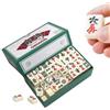 Lotvic Mahjong Mini Mahjong cinese tradizionale con 144 pietre, adatto per giovani e anziani, ideale per famiglie, viaggi, feste