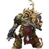 JOYTOY Death Guard Warhammer 40k 1/18 Action Figure Death Guard Blightlord Terminator 3 con Combi-Bolter e Lama Bubotica Regali da collezione, Giocattoli per bambini dai 15 anni in su e adulti 12,2 cm