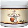 AROMATIKA Olio di Cocco 250ml - Cocos Nucifera - Indonesia - Non Purificato - Naturale e Puro al 100% - Pelle Morbida ed Elastica - Cura di Capelli - Perfetto come Balsamo - Aromaterapia - Massaggi - SPA