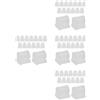 60Pcs Reusable Rubber Valve Buffer Stops for Brass Instrument Noise Reduction