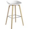 Hay - Sgabello bar About a stool - Bianco - Rovere - Designer Hee Welling