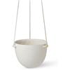 Ferm Living - Vaso sospeso Speckle - Bianco - Gres - Designer Trine Andersen