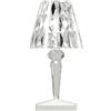 Kartell - Lampada da esterno ricaricabile senza fili Battery - Trasparente - Tecnopolimero termoplastico - Designer Ferruccio Laviani