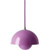 tradition &tradition - Sospensione FlowerPot - Rosa - Acciaio laccato - Designer Verner Panton