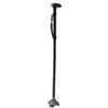 GIMA SPA BASTONE PER DEAMBULAZIONE PIEGHEVOLE IN ALLUMINIO CON LUCE TRUSTY CANE BASE 9CM 3 VENTOSE ANTISCIVOLO ALTEZZA REGOLABILE85-97CM IMPUGNATURA IN ABS 15CM COLORE NERONTO