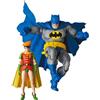 Medicom Toy Batman - Il ritorno del Cavaliere Oscuro MAF EX Action Figures Batman Versione Blu & Robin 11- 16 cm