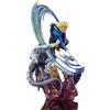 Bandai Tamashii Nations Statua in PVC di Dragon Ball Z Super Saiyan Future Trunks vs. Freezer 28 cm