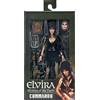 NECA Elvira, figura da collezione, linea "Commando Elvira", altezza 20 cm