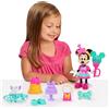 Disney, Minnie Minnie mouse fabulous fashion doll sweet party - bambola con accessori 14 pezzi