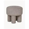 House Nordic Pouf in teddy Canberra - Grigio