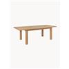 Bizzotto Tavolo da giardino allungabile in legno di teak Bounty, 160-220 x 95 cm - Marrone