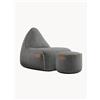 SACKit Pouf sacco da giardino con poggiapiedi Cobana -