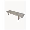 Ecofurn Panca da giardino in legno di pino fatta a mano Daisy - Grigio