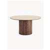 House Nordic Tavolo rotondo con piano effetto travertino Delphi, varie misure -