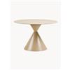 House Nordic Tavolo rotondo con piano effetto travertino Annecy, Ø 120 cm -