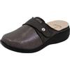 Cinzia Soft Ciabatta pianelle Donna Stampata Taupe NC333M 005 con Plantare anatomico Estraibile in Pelle Marrone Taupe 005