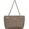 bugatti Mare 4.0 borsa a tracolla da donna - catena removibile, elegante pochette in ecopelle - Nero