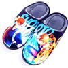 Roffatide Anime My Hero Academia Pantofole Fuzzy Punta chiusa Open Back Pantofole con suola di gomma Scarpe di peluche per le donne Uomini