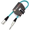VisioSound XLR maschio a jack 6.35 mm stereo TRS cavo audio/segnale bilanciato/cavo per altoparlante 0.5m Green