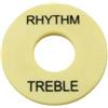 Musiclily Basic Selettore Pickup Rondella Rythm Treble Avorio 2 Pezzi | Plastica, para Chitarra Elettrica tipo LP
