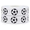 Reis of London Nastro bianco a forma di pallone da calcio, 2 m x 22 mm, decorazione personalizzata per torte di compleanno, carta regalo, fiocchi, topper, cordoncino, biglietti, artigianato e idee per confezioni