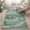 BEIMO Tappeto Salotto 120x170cm Moderno Astratto Tappeti Verde Lago | Pelo Corto, Lavabile in Lavatrice, Antiscivolo, per Soggiorno Camera e Ufficio,Camera Da Pranzo, Interno