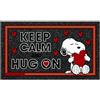 Dalila Casa Zerbino Antiscivolo Stampa Digitale Vari Disegni (Snoopy Keep Calm, Mis. 40x68 cm)