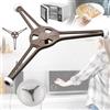 Brateuanoii Anello Supporto Per Microonde, Piatto Di Supporto Girevole Per Microonde, Supporto Per Teglia Triangolare In Plastica Per Forno a Microonde, Per Forno a Microonde Giradischi 24,5CM