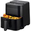 Extralink Friggitrice ad Aria 5,2L 1600W Air Fryer 8 Programmi Touch | Friggitrice ad aria capiente con schermo touch LED, temperatura da 80 a 200 gradi e cestello lavabile in lavastoviglie