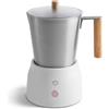 Springlane Kitchen Montalatte Elettrico Mia | Acciaio Inossidabile | 600W | 2 Scommesse | Protezione contro il surriscaldamento tramite spegnimento automatico