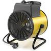DAHTEC Stufa Elettrica 3000W - Termoventilatore - Radiatore Elettrico Basso Consumo - Termostato e Protezione da Surriscaldamento - per Casa, Bagno o Officina