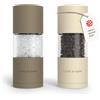LARS NYSØM Macine Sale e Pepe Set - Macinasale e Macinapepe Manuale Mill | Set di Macine per Sale e Pepe in Acciaio Inossidabile - Macinino in Ceramica Regolabile - Designer Spice Mills - Ricaricabile