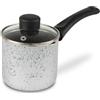 mamù cookware Bollilatte con coperchio10 cm | Alluminio, PFOA Free, Antigraffio, Made in Italy
