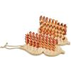 FINGERINSPIRE Supporto per spiedini in bambù a forma di farfalla, per spiedini di frutta, spiedini, 70 fori, espositore per lecca-lecca, antipasti, in legno, per compleanni, cocktail e feste